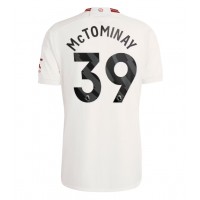 Pánský Fotbalový dres Manchester United Scott McTominay #39 2023-24 Třetí Krátký Rukáv